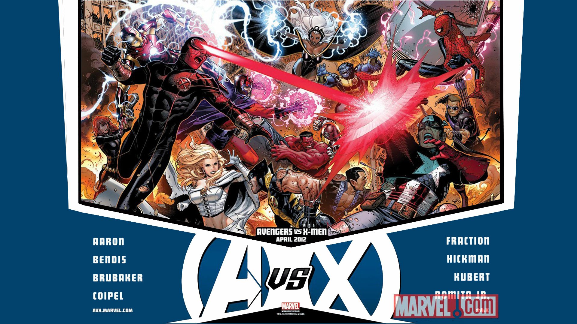 Download Comic Avengers Vs. X-Men HD Wallpaper