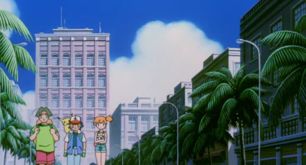 Misty (Pokémon) Ash Ketchum Pikachu Tracey (Pokémon) Anime Pokémon: The Movie 2000 HD Desktop Wallpaper | Background Image