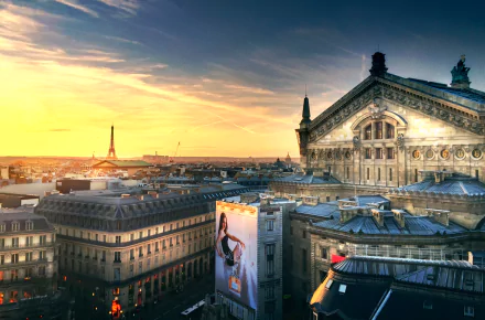 cityscape city Eiffel Tower Opera France man made Paris HD Desktop Wallpaper | Background Image