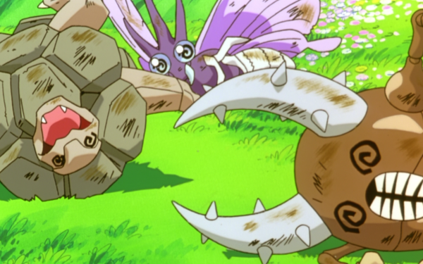 Anime Pokémon: The First Movie Pokémon Golem Venomoth Pinsir HD Wallpaper | Background Image