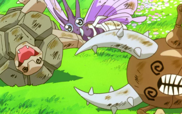 Pinsir (Pokémon) Venomoth (Pokemon) Golem (Pokemon) Anime Pokémon: The First Movie HD Desktop Wallpaper | Background Image