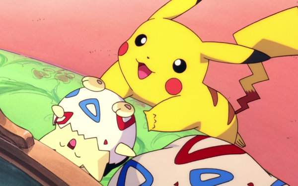 Anime Pokémon Pikachu Togepi Pikachu's Pikaboo HD Wallpaper | Background Image