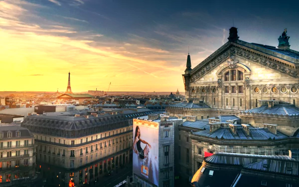 cityscape city Eiffel Tower Opera France man made Paris HD Desktop Wallpaper | Background Image