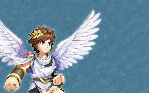 brown hair Kid Icarus: Uprising wings angel Pit (Kid Icarus) video game Kid Icarus HD Desktop Wallpaper | Background Image