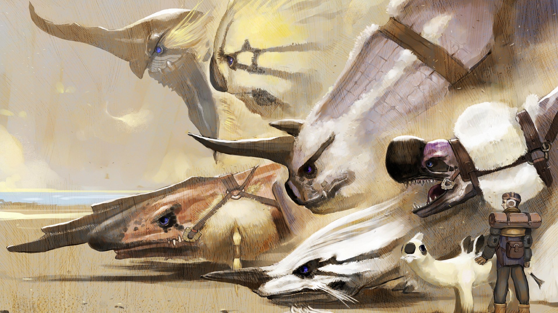 Download Video Game Panzer Dragoon Saga HD Wallpaper