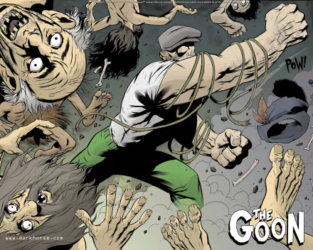 Comic the goon HD Desktop Wallpaper | Background Image