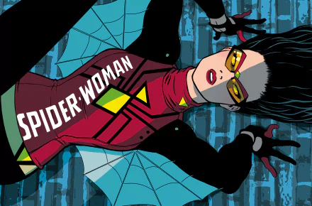 Comic Spider-Woman HD Desktop Wallpaper | Background Image