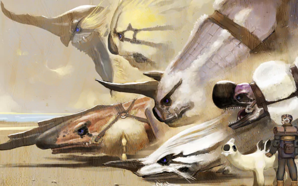video game Panzer Dragoon Saga HD Desktop Wallpaper | Background Image