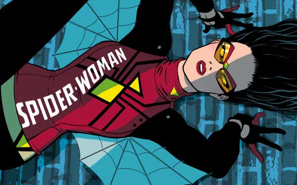 Comic Spider-Woman HD Desktop Wallpaper | Background Image