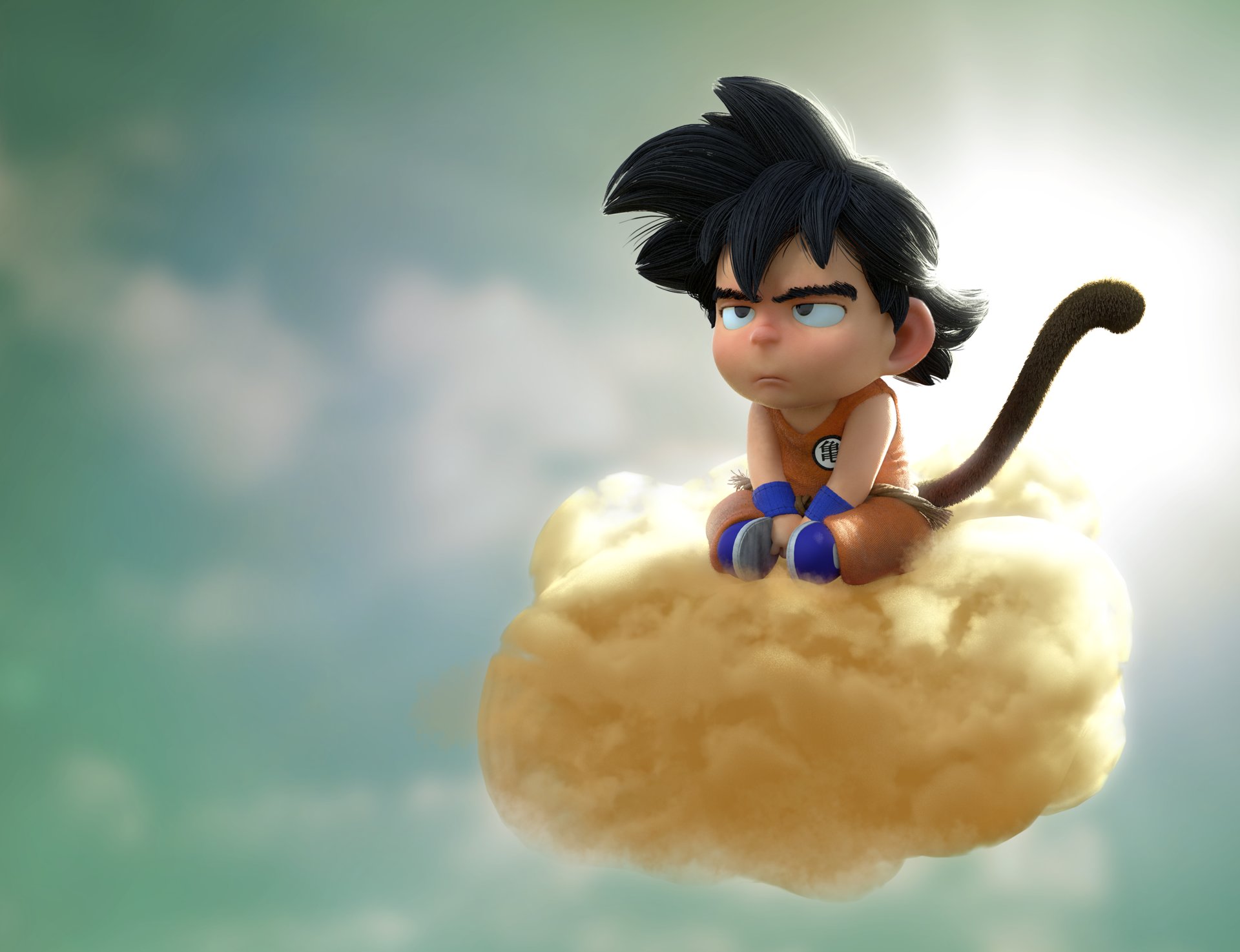 Sad Goku Full HD Papel de Parede and Planos de Fundo | 1920x1474 | ID