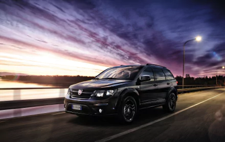 black car 4x4 car Fiat vehicle Fiat Freemont HD Desktop Wallpaper | Background Image