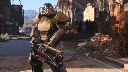 Power Armor (Fallout) video game Fallout 4 HD Desktop Wallpaper | Background Image