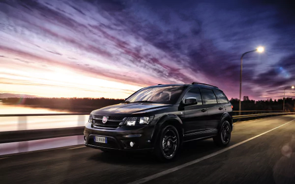 black car 4x4 car Fiat vehicle Fiat Freemont HD Desktop Wallpaper | Background Image