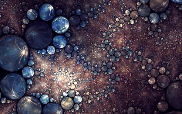 sphere pearl orb Abstract fractal HD Desktop Wallpaper | Background Image