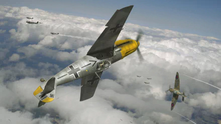 aircraft video game Microsoft Combat Flight Simulator HD Desktop Wallpaper | Background Image
