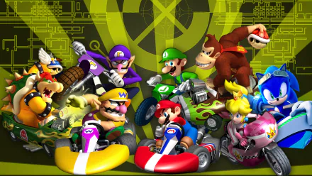 video game Mario Kart Wii HD Desktop Wallpaper | Background Image