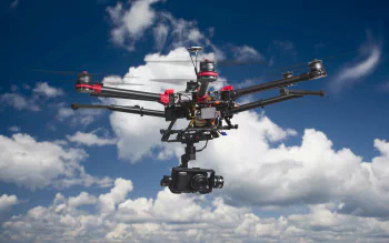 4K Ultra HD Drone in Action Against a Stunning Sky | 6000x4000
