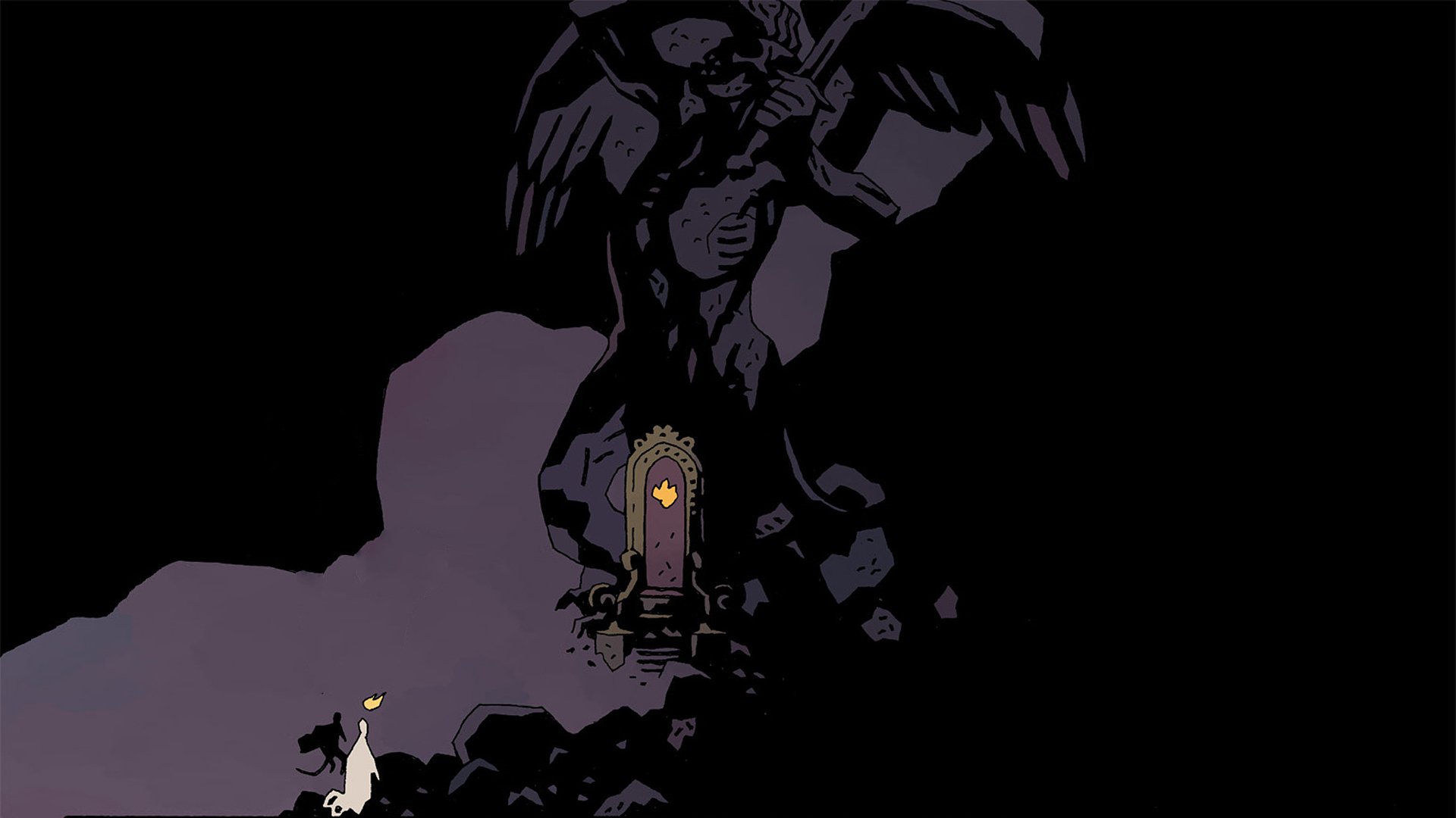 Download Comic Hellboy HD Wallpaper