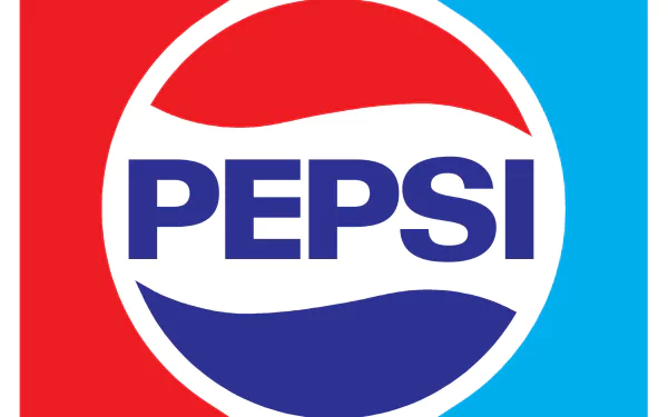 HD desktop wallpaper featuring the iconic Pepsi logo with red, white, and blue colors.