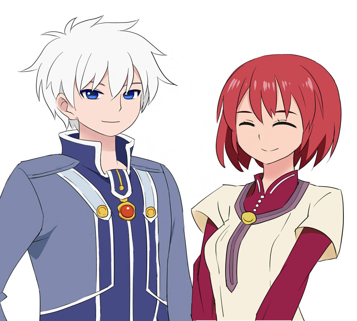 HD anime desktop wallpaper featuring Shirayuki and Zen Wistalia Clarines from Snow White with the Red Hair, showcasing vibrant colors and detailed character designs.
