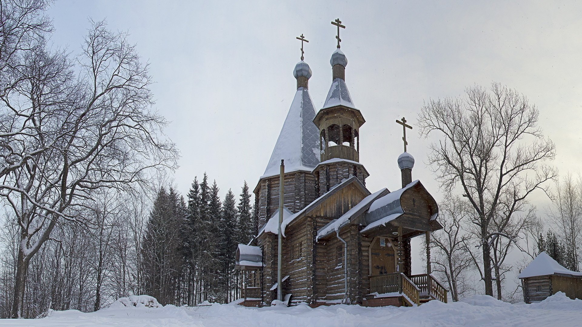 Церковь обои на пк