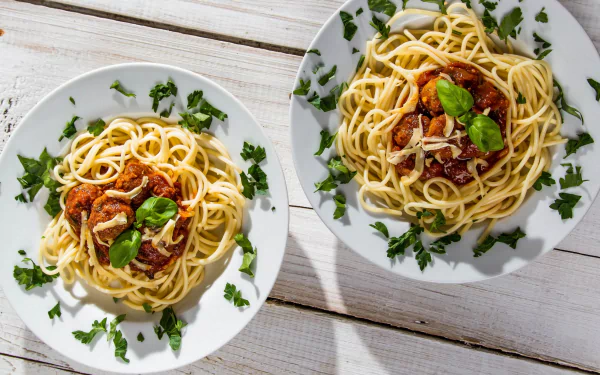  Meatball spaghetti