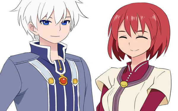 HD anime desktop wallpaper featuring Shirayuki and Zen Wistalia Clarines from Snow White with the Red Hair, showcasing vibrant colors and detailed character designs.