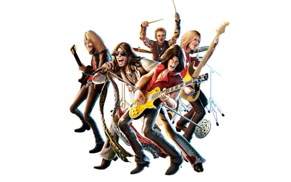 video game Guitar Hero: Aerosmith HD Desktop Wallpaper | Background Image