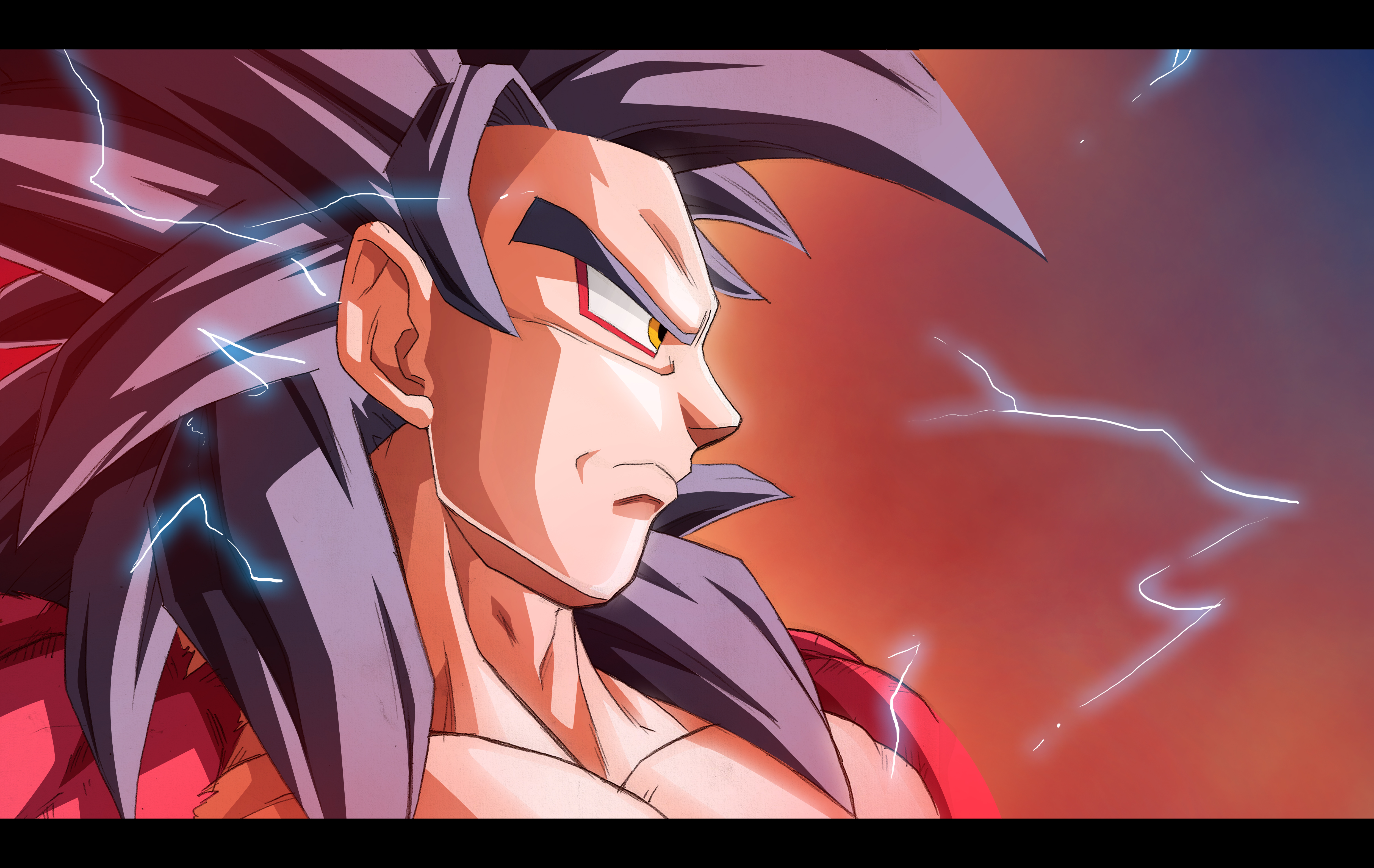 Goku SSJ4 4k Ultra Fond d'écran HD | Arrière-Plan | 5000x3160 | ID