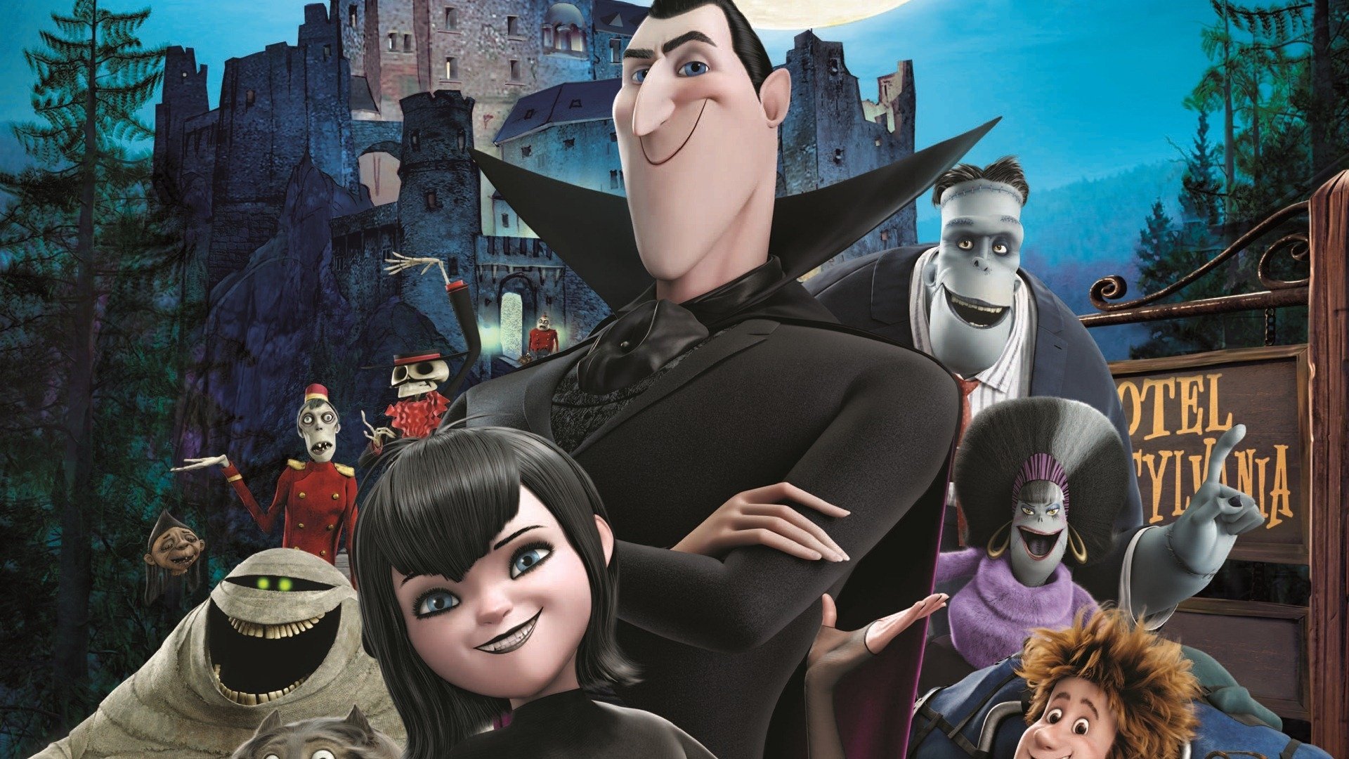 Hotel Transylvania HD Wallpaper | Background Image | 1920x1080