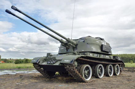 military ZSU-57-2 HD Desktop Wallpaper | Background Image