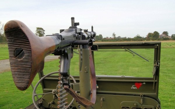 Man Made Machine Gun MG-34 Bullet HD Wallpaper | Background Image
