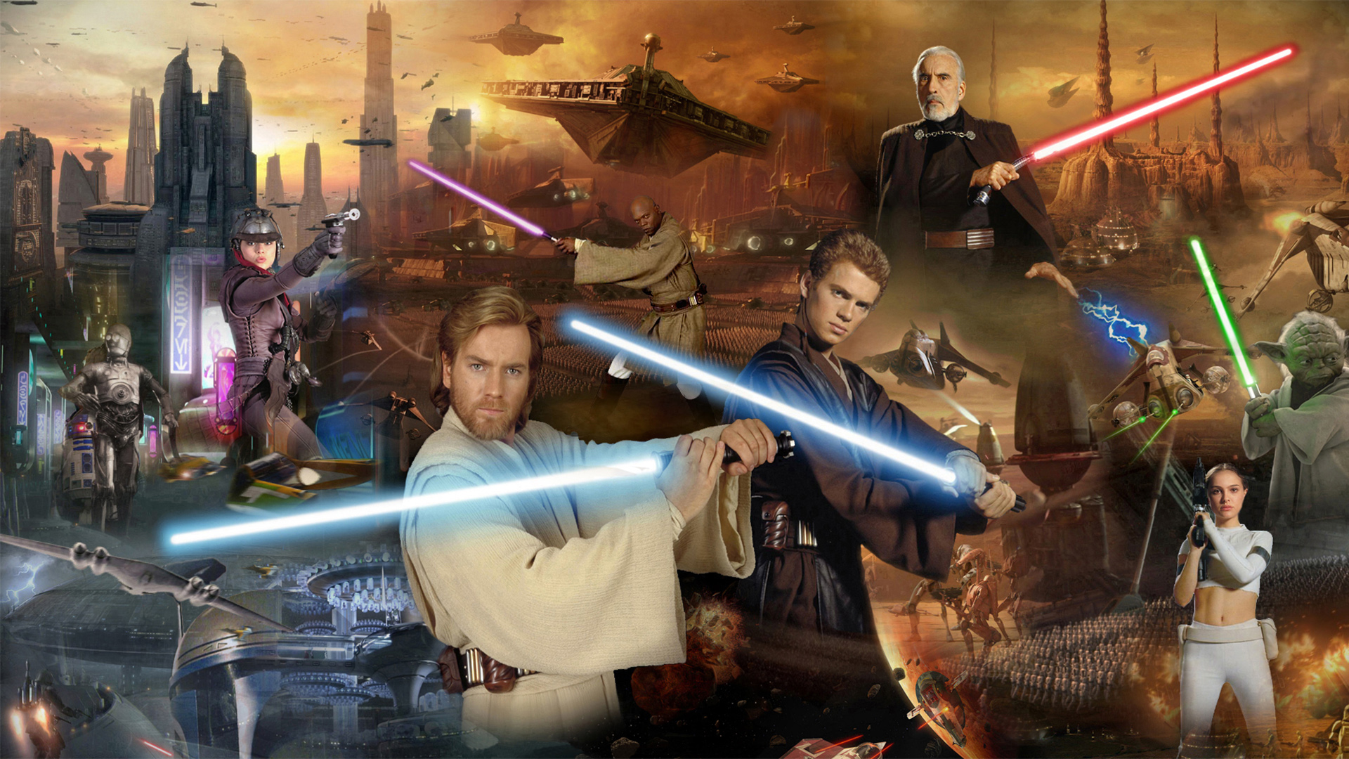 Star Wars Episode II: L'attaque des clones Fond d'écran HD | Arrière