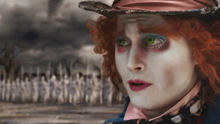 Mad Hatter Johnny Depp movie Alice in Wonderland (2010) HD Desktop Wallpaper | Background Image
