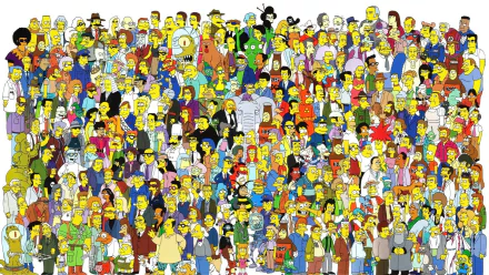 cast TV Show The Simpsons HD Desktop Wallpaper | Background Image
