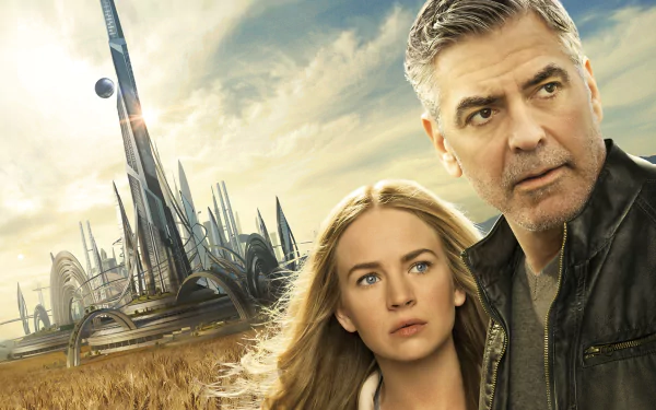 Brittany Robertson George Clooney movie Tomorrowland HD Desktop Wallpaper | Background Image