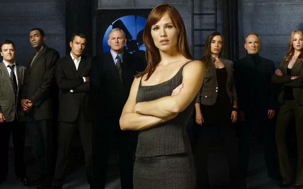 Kevin Weisman Ron Rifkin Victor Garber Jennifer Garner TV Show alias HD Desktop Wallpaper | Background Image