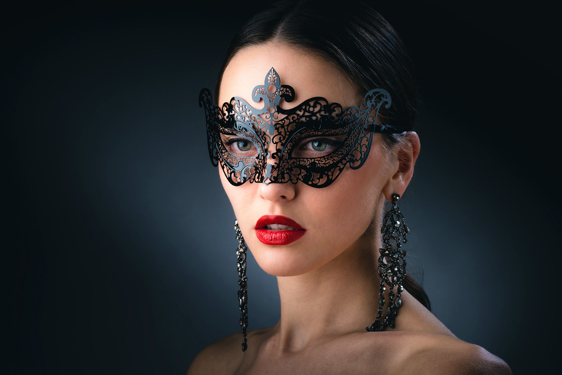 Masked Woman by Yuri Afanasiev