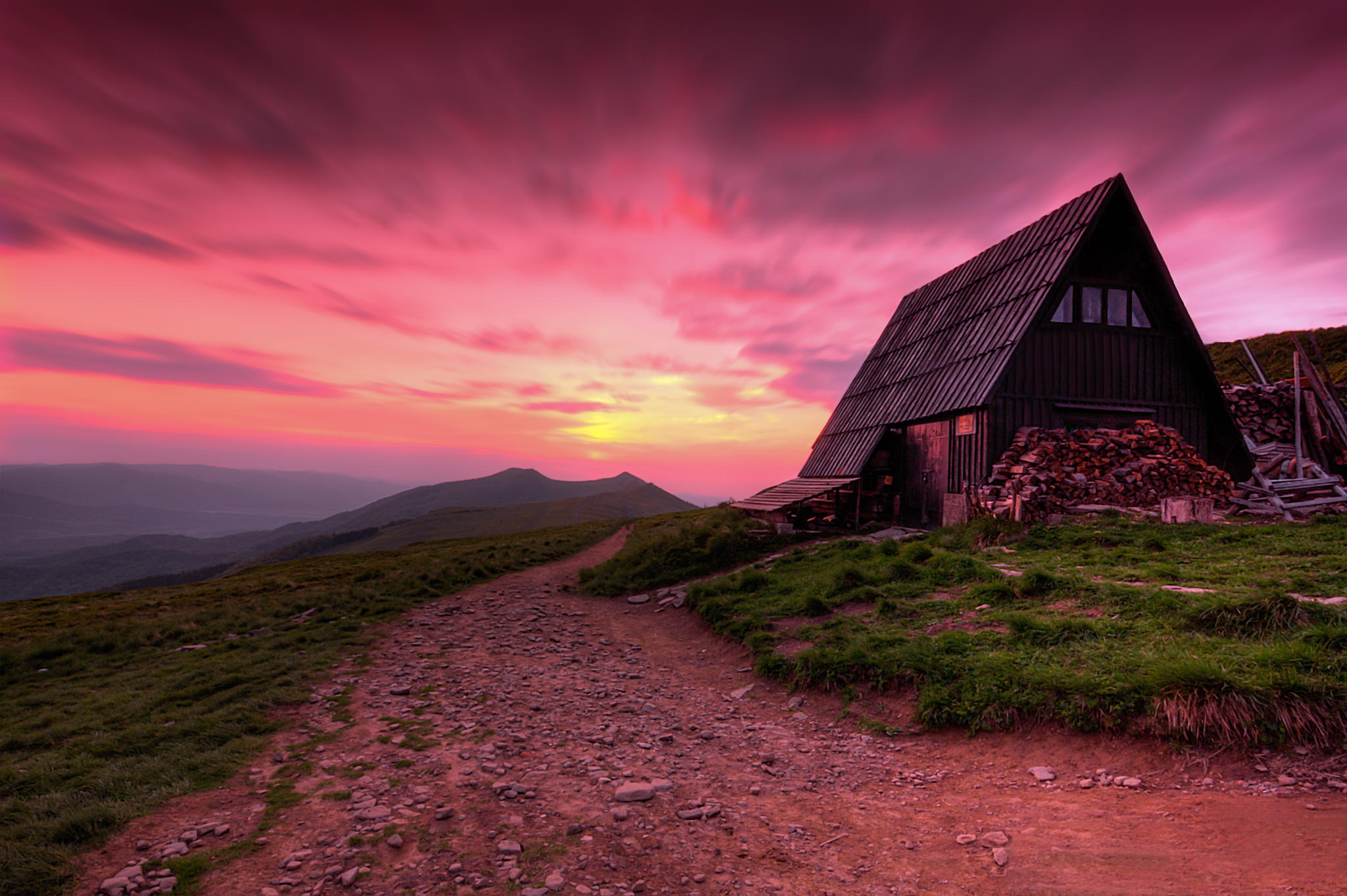 House in the Mountains of Poland by Jigs Fernandez