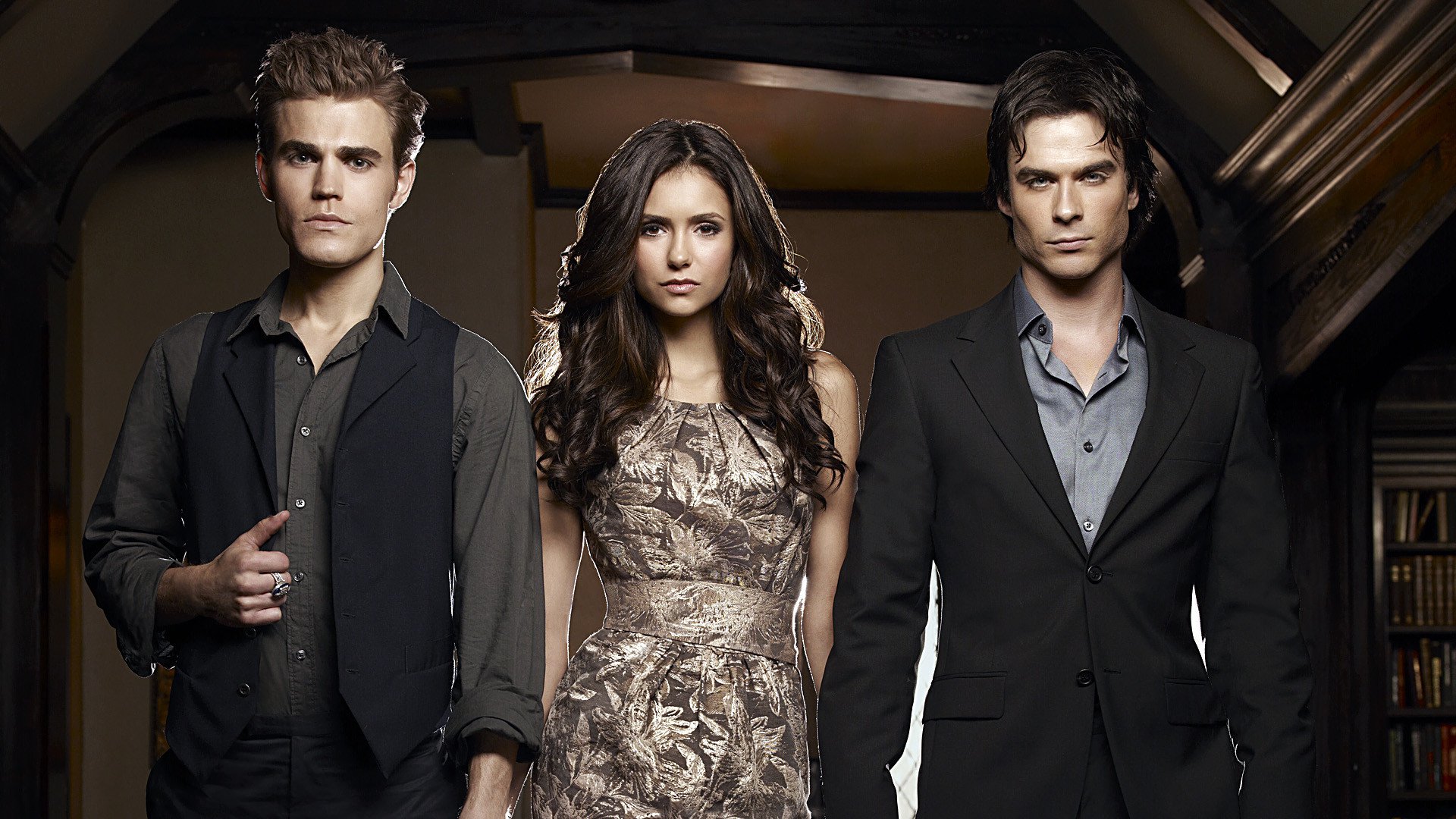 HD Wallpaper: The Vampire Diaries Iconic Trio