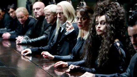 Lucius Malfoy Bellatrix Lestrange Draco Malfoy Death Eaters (Harry Potter) movie Harry Potter and the Deathly Hallows: Part 1 HD Desktop Wallpaper | Background Image