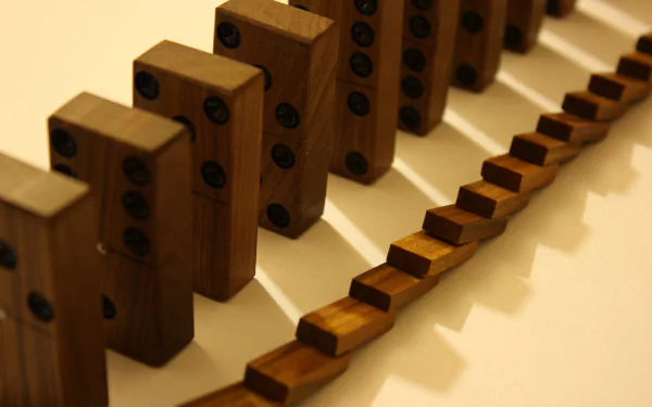 man made dominos HD Desktop Wallpaper | Background Image