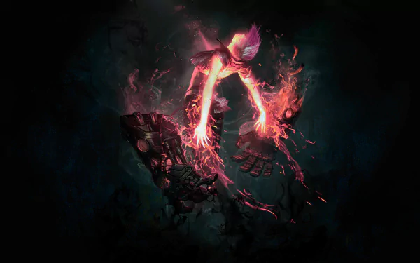 VI (League Of Legends) video game League Of Legends HD Desktop Wallpaper | Background Image