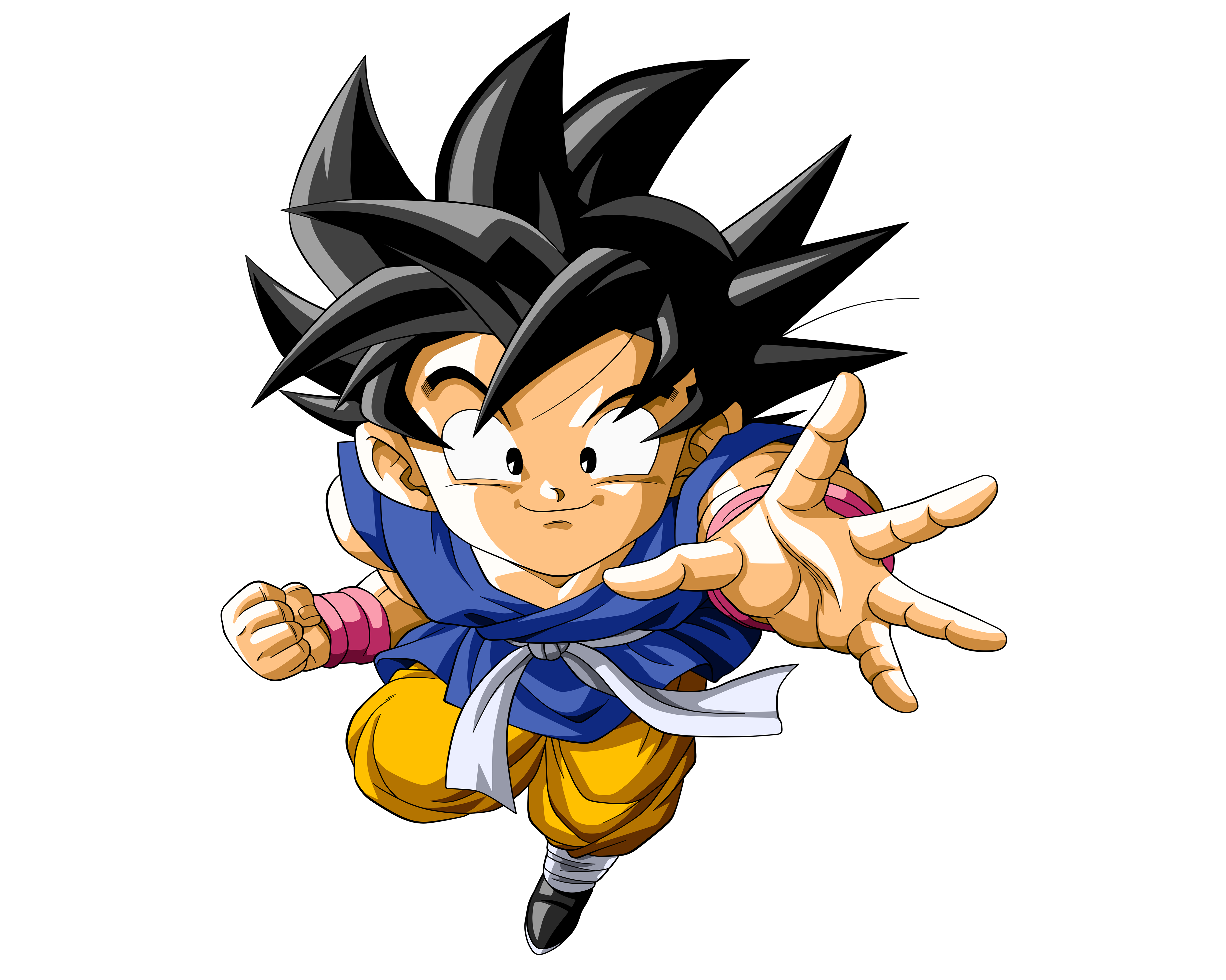 Download Goku & Uub training in Dragon Ball GT Wallpaper