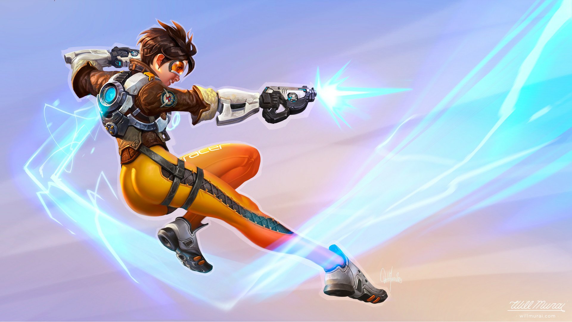 Video Game #Overwatch Tracer (Overwatch) #1080P #wallpaper #hdwallpaper  #desktop