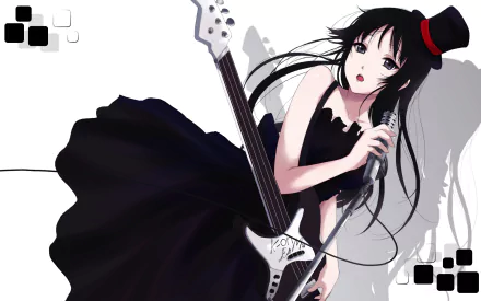 Mio Akiyama Anime K-ON! HD Desktop Wallpaper | Background Image