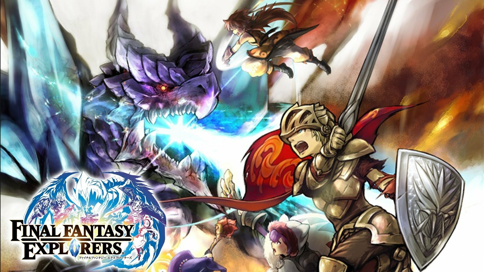 Final Fantasy Explorers 高清壁纸 桌面背景 19x1080