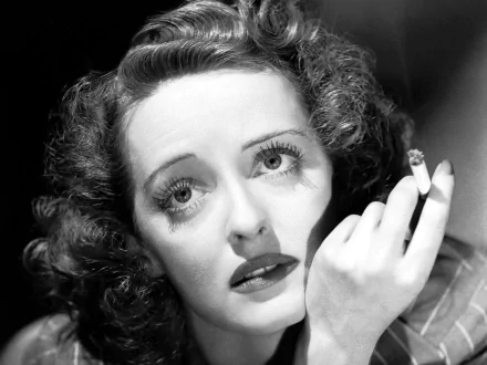 actress Black & White Celebrity Bette Davis HD Desktop Wallpaper | Background Image