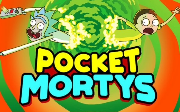 Video Game Rick and Morty: Pocket Mortys Morty Smith Rick Sanchez HD Wallpaper | Background Image