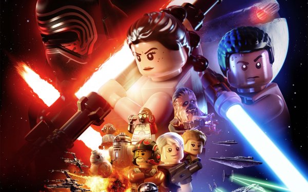 Video Game LEGO Star Wars: The Force Awakens Lego Star Wars Episode VII: The Force Awakens Rey Finn Kylo Ren Chewbacca BB-8 Han Solo R2-D2 Princess Leia HD Wallpaper | Background Image